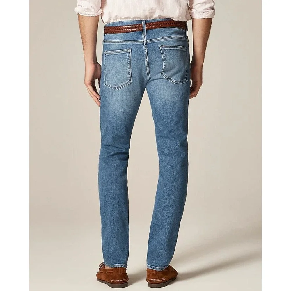J. Crew 484 Slim Stretch Fit Jeans Mens W33 L32‎ Medium Wash Denim Pants NWT